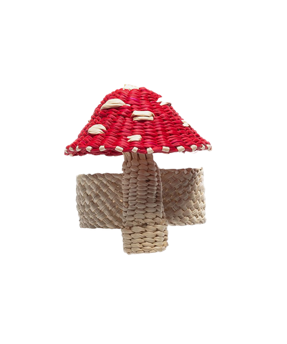 Woven Napkin Ring - Mushroom