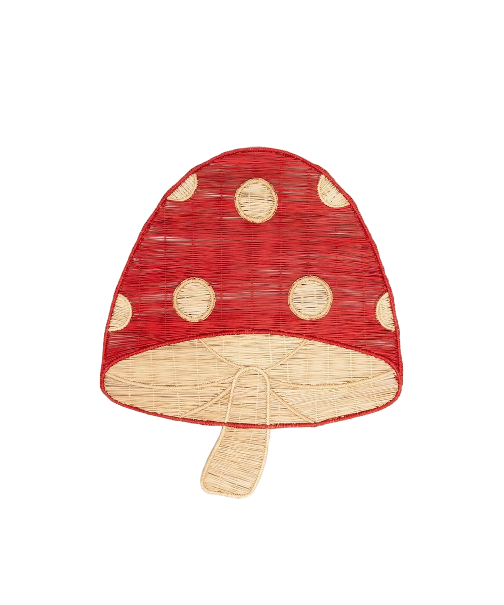 Woven Placemat - Mushroom