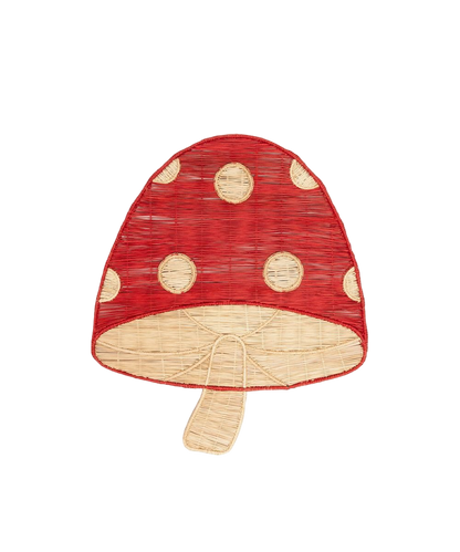 Woven Placemat - Mushroom