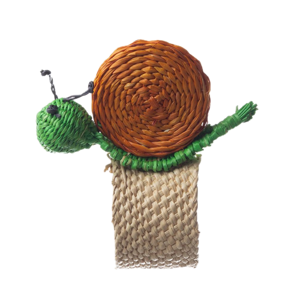 Woven Napkin Ring - Snail