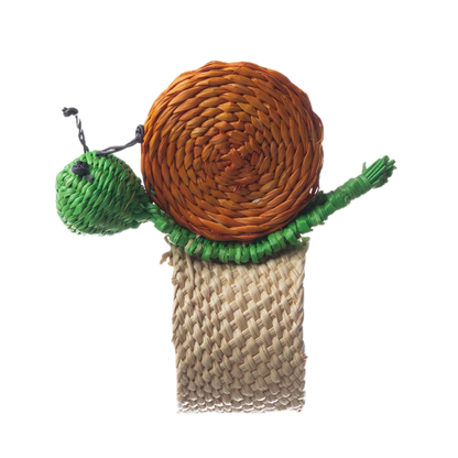 Woven Napkin Ring - Snail