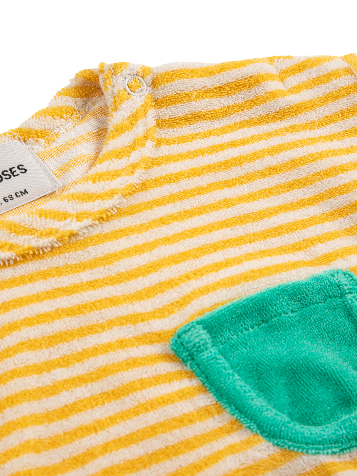 Yellow Stripes Terry Cloth T-Shirt