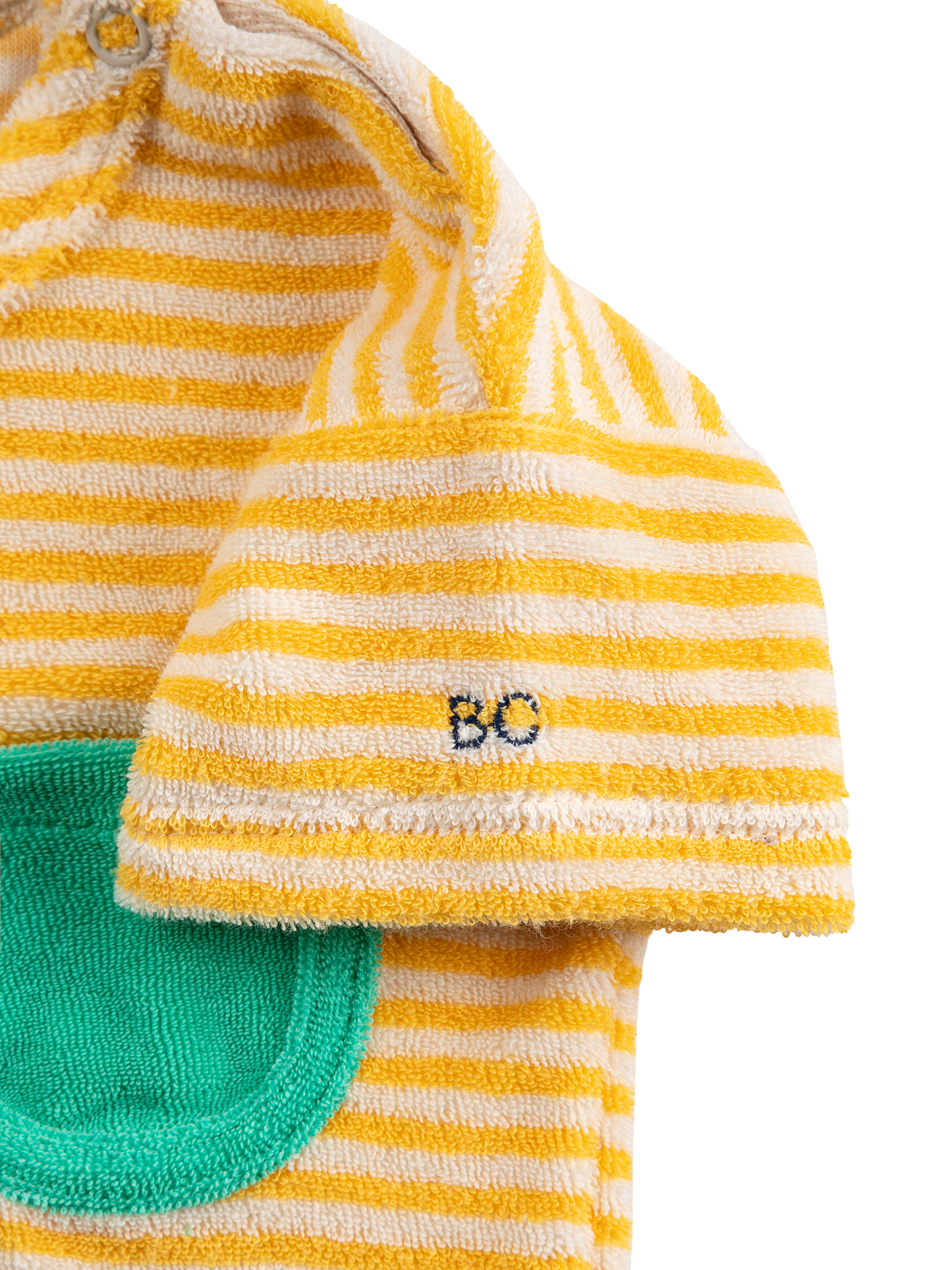 Yellow Stripes Terry Cloth T-Shirt