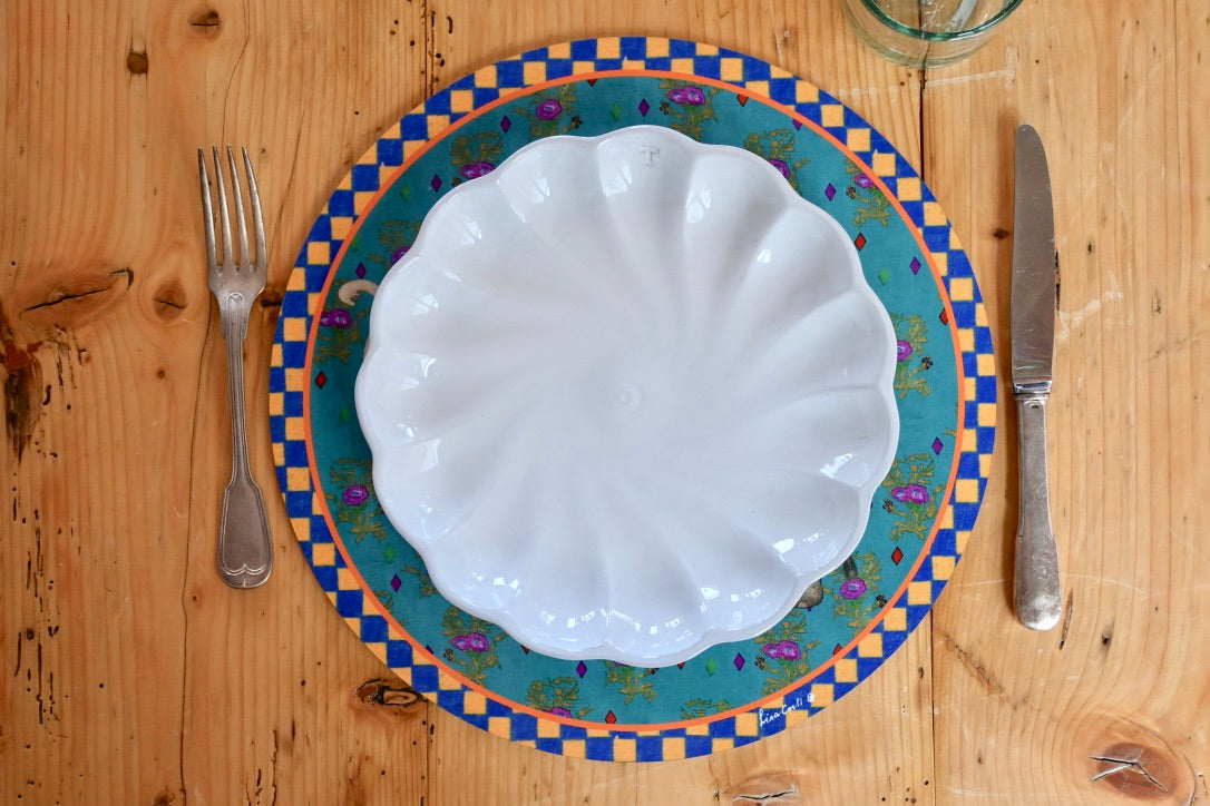 Elephant Placemat - Peacock
