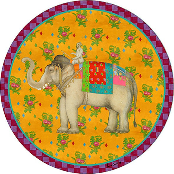 Elephant Placemat - Gold