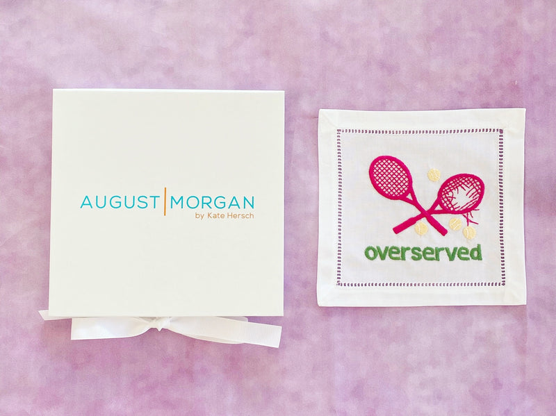 Overserved Cocktail Napkin Set - Pink