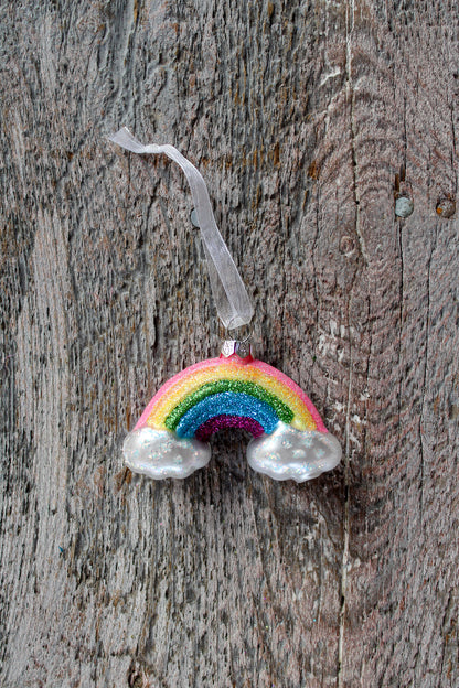 Small Neon Rainbow Ornament