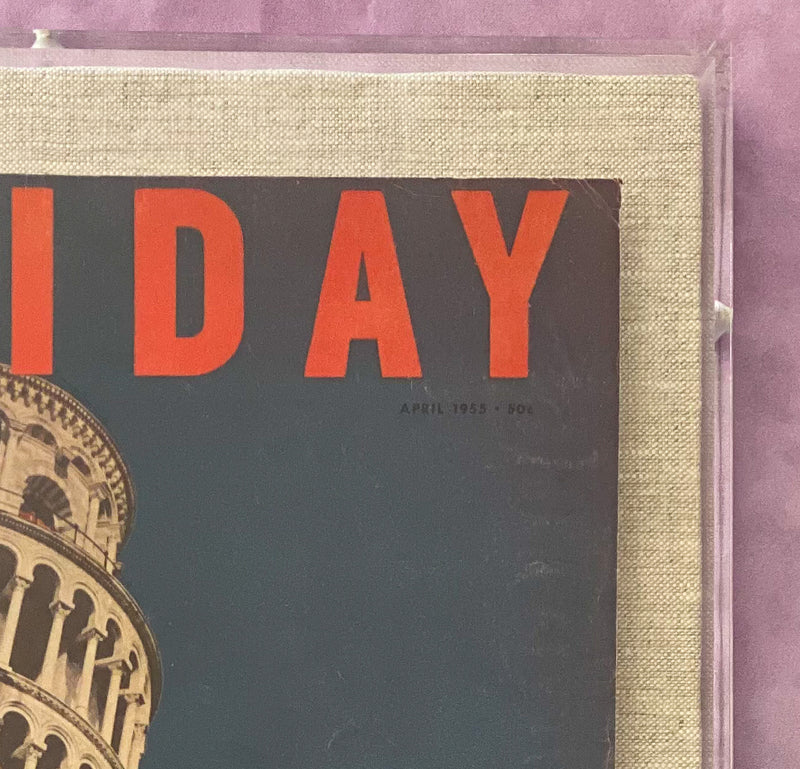 Framed Holiday Magazine Cover - April 1955, "Italy"