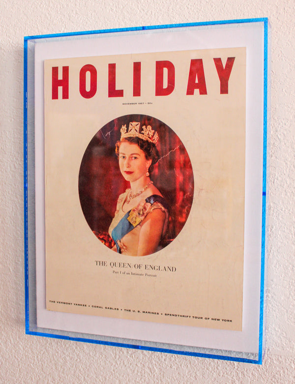 Framed Holiday Magazine Cover - November 1957, "Queen Elizabeth"