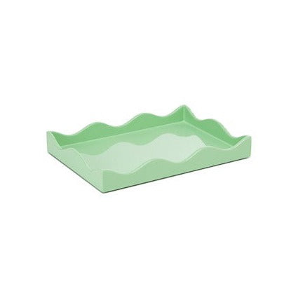 Rita Konig Belles Rives Lacquer Tray - Lyford Green
