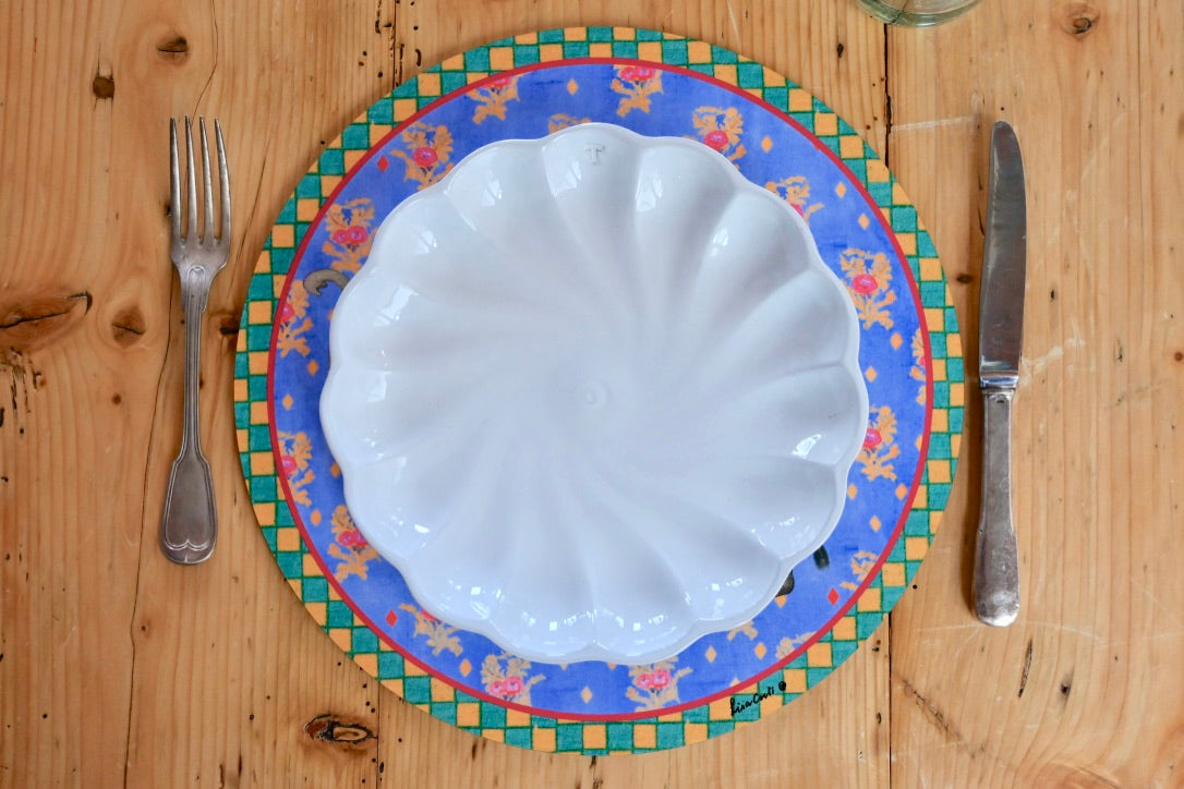 Elephant Placemat - Pervinch